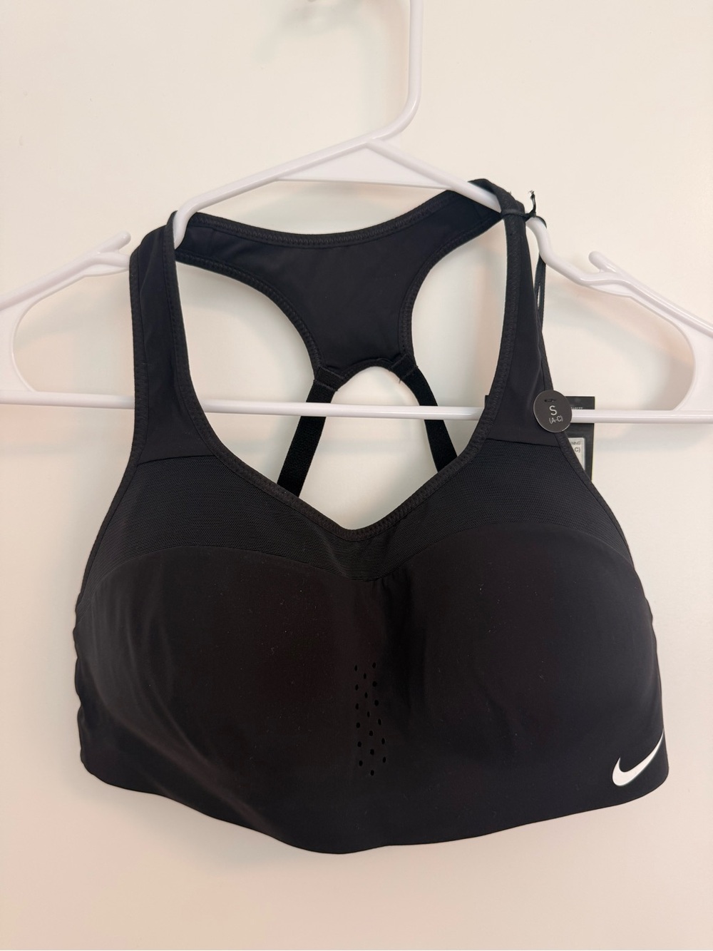 NWT Nike Black Racerback High-Impact Sports Bra
